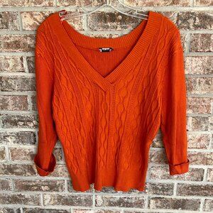 Orange Sweater